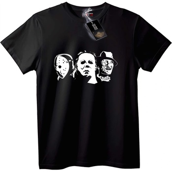 NOONEBRAND Тениска с Horror икони от Halloween - 7XL, White