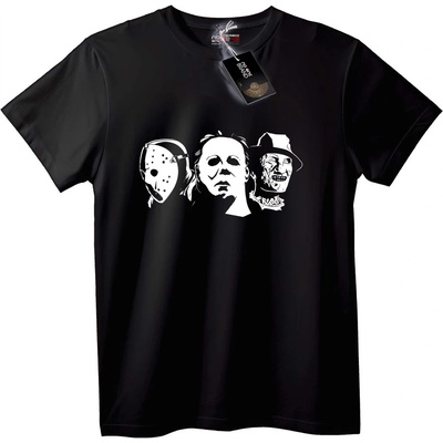 NOONEBRAND Тениска с Horror икони от Halloween - 7XL, White