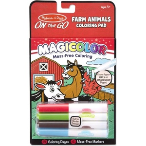 Melissa & Doug Книжка за оцветяване Melissa & Doug - Селскостопански животни (19126) - baby