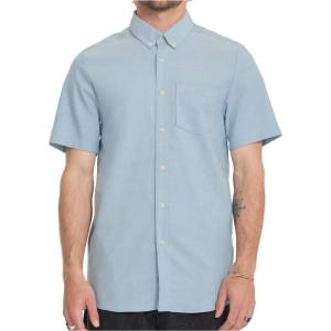 Volcom Мъжка риза с копчета Volcom Everett Oxford S/S Shirt - Wrecked Indigo (033-3170-0211)