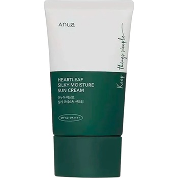 Anua - Heartleaf Silky Moisture Sun Cream SPF50+PA++++ 50ml