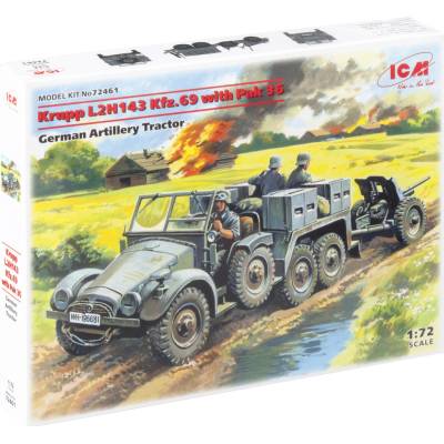 ICM Krupp L2H 143 Kfz. 69 w. PAK 36 1:72