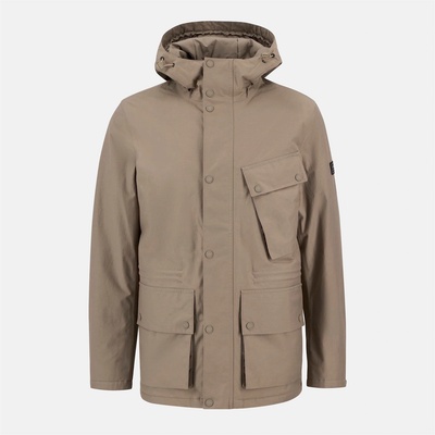 Barbour International Яке Barbour International Men's Endley Waterproof Hooded Long Sleeve Long Puffer Jacket - Brindle BR11