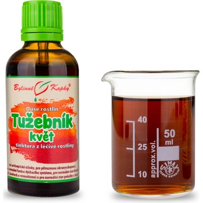 Bylinné kapky Túžobník kvet kvapky Duša rastlín tinktúra 50 ml