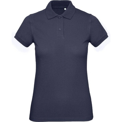 B&C Inspire Polo /women Dámske piqué polo z bio bavlny modrá navy