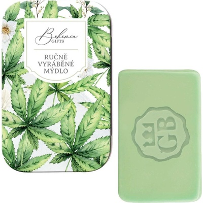 Bohemia Gifts Konopí toaletní mýdlo s glycerinem v plechové krabičce 80 g
