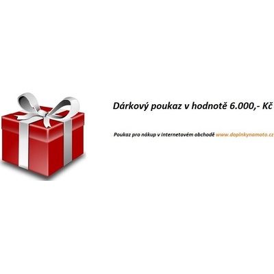 Dárkový poukaz v hodnotě 6.000,- Kč