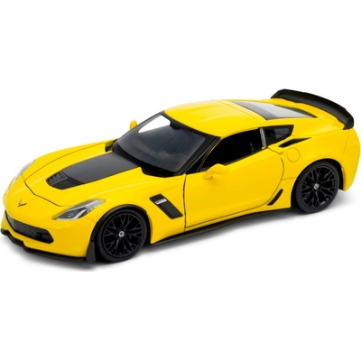 Welly 2017 Chevrolet Corvette Z06 Žltá 1:24