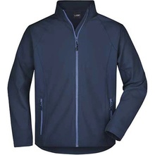James & Nicholson pánská softshellová bunda JN1020 Navy
