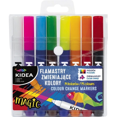 kidea - Магически флумастери 8 цв