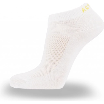 Kotníkové bavlněné ponožky ACTIVE 4 bílá