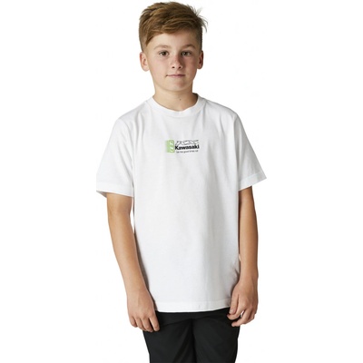 Fox Yth Kawi Ss Tee Optic white