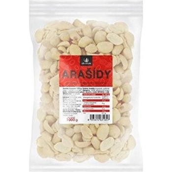 Allnature Arašidy lúpané pražené nesolené 1000 g