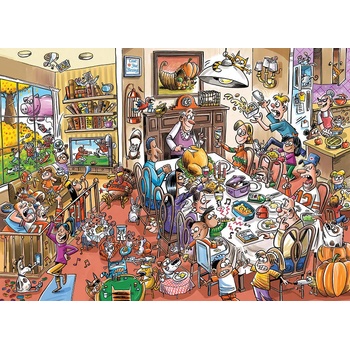 Cobble Hill - Puzzle DoodleTown: Thanksgiving Togetherness - 1 000 piese