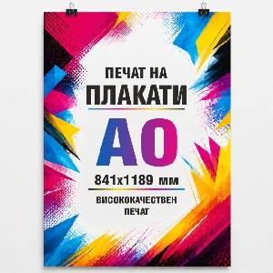  Плакат А0 841x1189 мм (А0 841/1189)