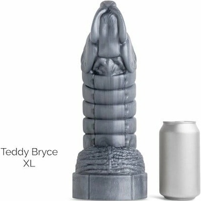 Mr. Hankey’s Toys Teddy Bryce X-Large prémiové silikónové dildo s Vac-U-Lock 31 x 5,7–9,5 cm