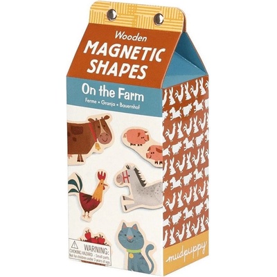 Mudpuppy Dřevěná magnetická sada na farmě