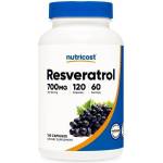Nutricost Resveratrol, 700 mg, 120 капсули, Nutricost (67948 (022101) NC)