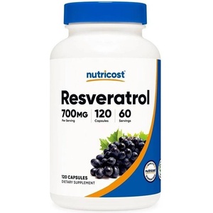 Nutricost Resveratrol, 700 mg, 120 капсули, Nutricost (67948 (022101) NC)