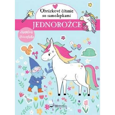 Jednorožce obrázkové čítanie so samolepkami
