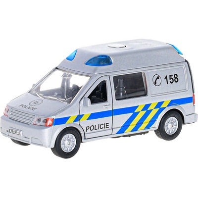 Kids Globe Mikro trading Traffic Policie na zpětný chod 14 cm