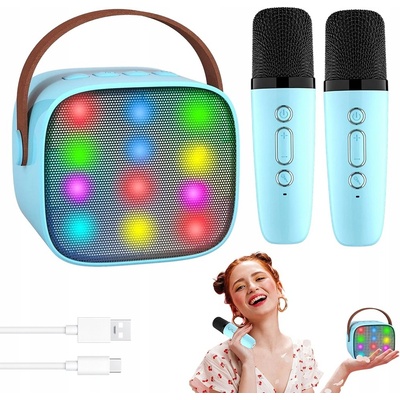 BEZDRÁTOVÝ MIKROFON KARAOKE REPRODUKTOR BLUETOOTH SADA