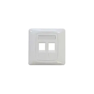 3M Лицев панел 3M VOL-CHUK-2K, 86x86, за 2x RJ45 вложки, бял (XF003849213)