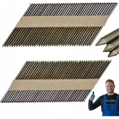Klince do klincovačky Pan Łącznik spájané papierom 3,1x90 mm 34° hladké