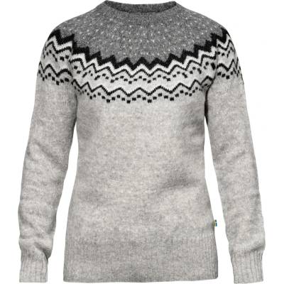 Fjällräven Дамски вълнен пуловер Fjällräven Women's Övik Knit Sweater Wool jumper - Grey - размер XS (105-0652-0412)