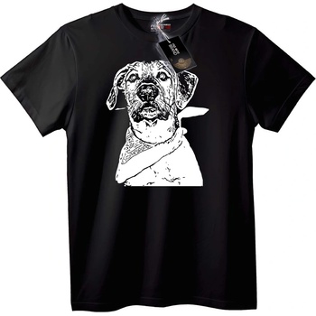 NOONEBRAND Тениска с Кучешка Бандана - S, White