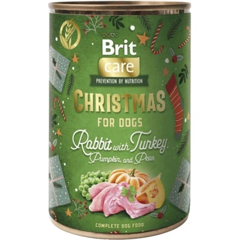 Brit Care Dog Christmas Can Rabbit 400 g консерва за кучета сешешо месо и зеленчуци