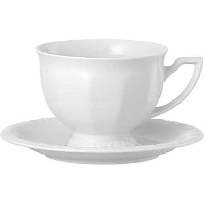 Rosenthal Чаша за кафе или чай Maria бяла с чинийка 490 мл (10430 800001 14690)