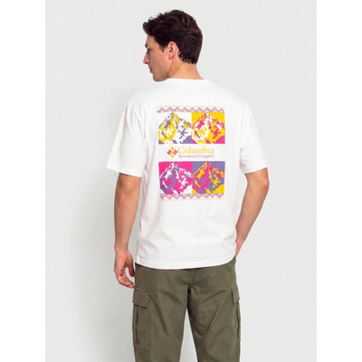 Columbia CSC Heavyweight Iconic white/repeated peaks