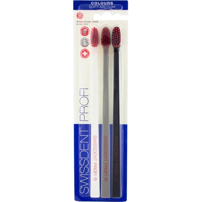 Swissdent Colours Soft-Medium, Lugano 3 ks