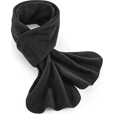 Beechfield Unisex fleecový šál B293R čierna 1