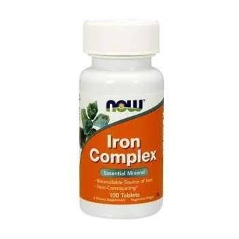 NOW Желязо Комплекс - Iron Complex - 100 таблетки - NOW FOODS, NF1440