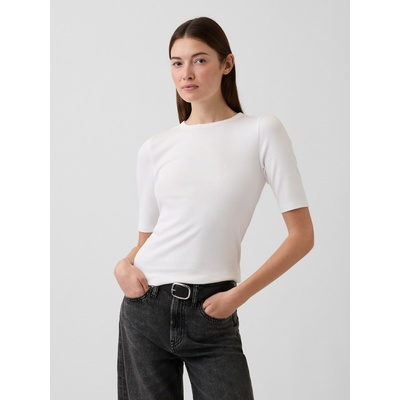 GAP Еластична тениска GAP GAP | Byal | ЖЕНИ | XXS