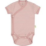 Bio Baby Бебешко боди на райе Bio Baby - Органичен памук, 62 сm, 3-4 месеца, розово (97222118) - ozone