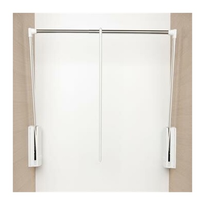 Servetto šatní sklopná tyč Junior 770 1200 mm bílá/poniklovaná