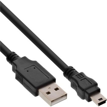 InLine 33107N USB кабел USB 2.0 1, 5 м USB A Mini-USB B Черен (33107N)