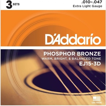 D'addario EJ15-3D