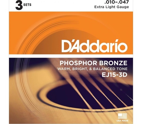 D'addario EJ15-3D