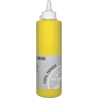 LUKAS Cryl Terzia Plastic Bottle АКРИЛНА боя Primary Yellow 500 ml 1 бр (748100500)