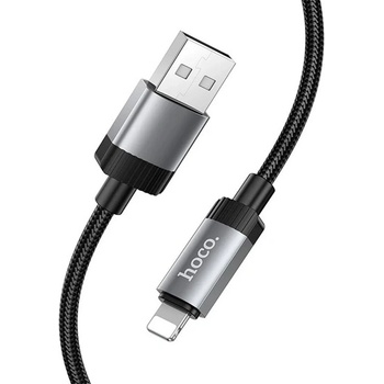 hoco. iPhone 5C HOCO X114 кабел за данни USB - Lightning, 100 cm, ЧЕРЕН X114_USB_L_B (X114_USB_L_B)