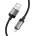 hoco. iPhone 5C HOCO X114 кабел за данни USB - Lightning, 100 cm, ЧЕРЕН X114_USB_L_B (X114_USB_L_B)