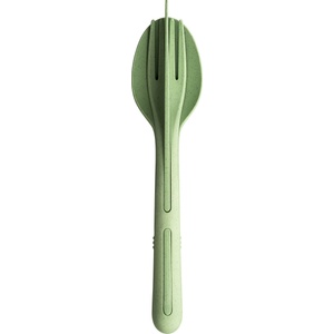 Koziol Комплект прибори за хранене Klikk Organic Nature 2 зелен 3 части (4003703)