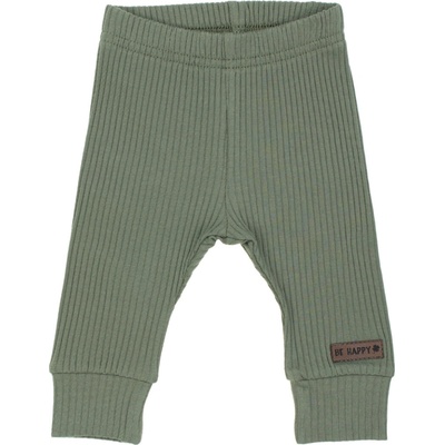 Tepláčky žebrované khaki