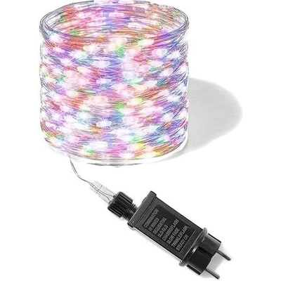 senzanakupy Venkovní mikro řetěz 10 m 100LED, s časovačem, barevný