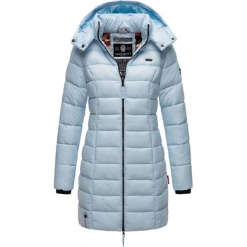 Marikoo Дамско капитонирано палто с качулка Abendsternchen, бебешко синьо (M-W-107-ABENDSTERNCHEN-baby-blue-332)