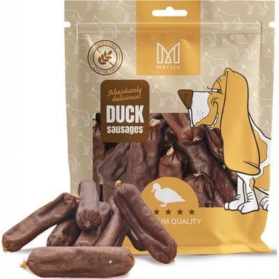 Pochoutka pro psy Mersjo kachní párky 500 g